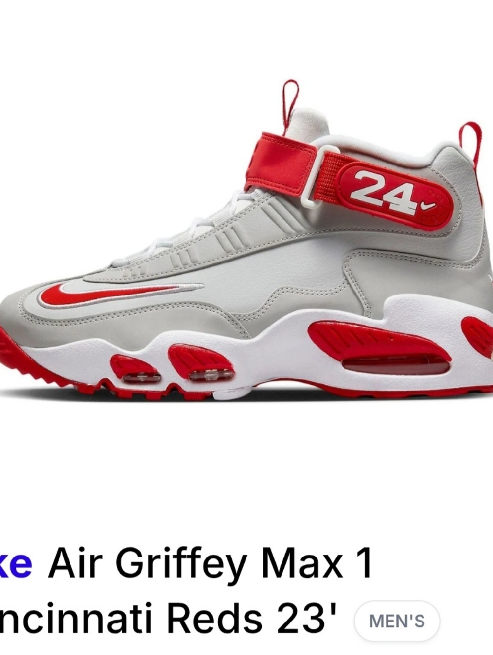 Nike Air Griffey Max 1, Cincinnati Reds (2023)